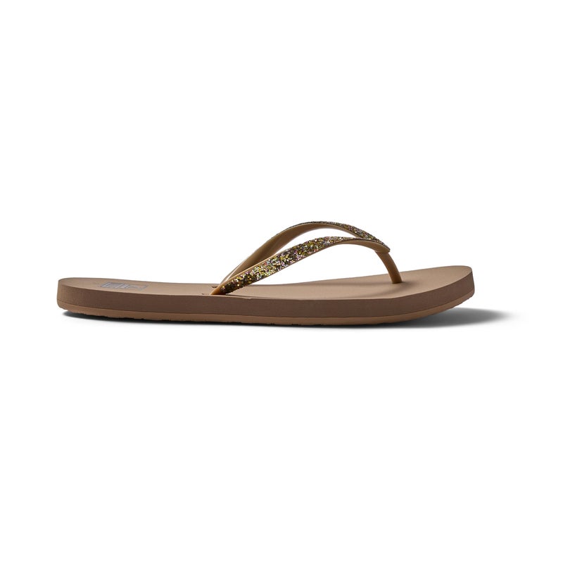 Reef Stargazer Womens Beach Flip Flop, Super Lightweight and Soft Footbed, Thin Glitter Strap, Gemstone, 9 - Image 5